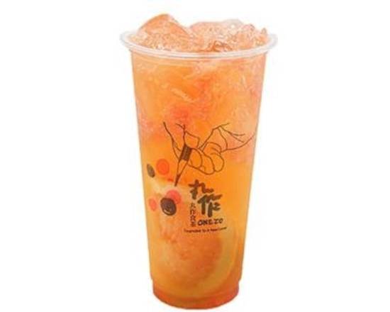 Order Grapefruit Green Tea (Large) food online from One Zo store, Monterey Park on bringmethat.com