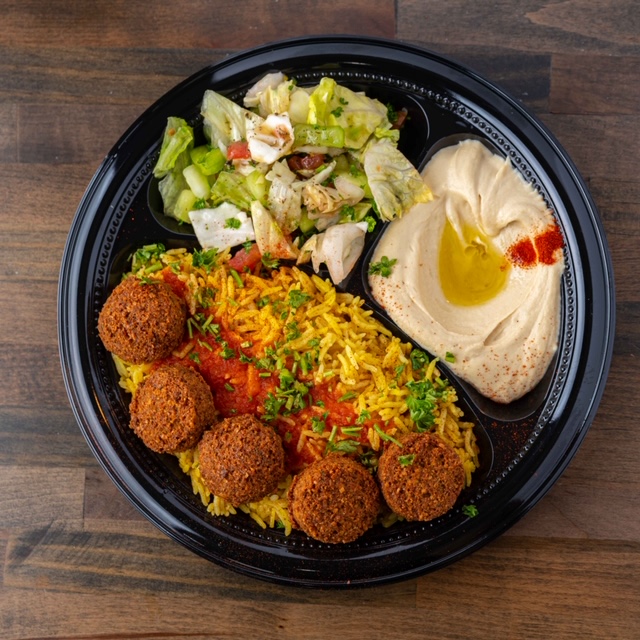 Order Falafel Plate food online from Shawarma House store, Milwaukee on bringmethat.com