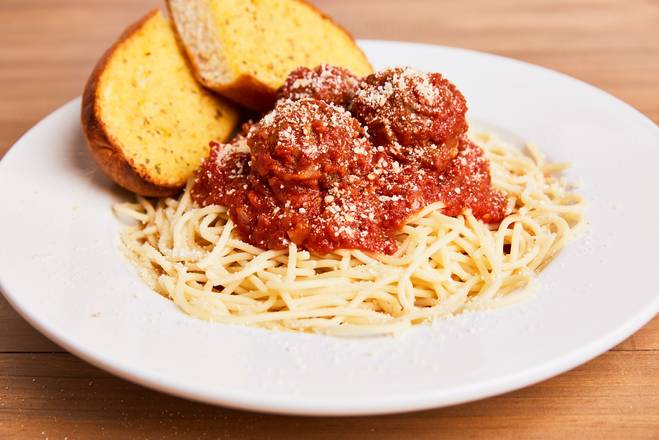 Order Spaghetti with Meatballs food online from Johnny's New York Style Pizza store, Sandy Springs on bringmethat.com