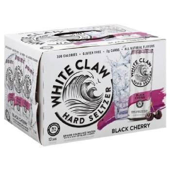 Order White Claw Black Cherry 12 Pk food online from Deerings Market store, Traverse City on bringmethat.com