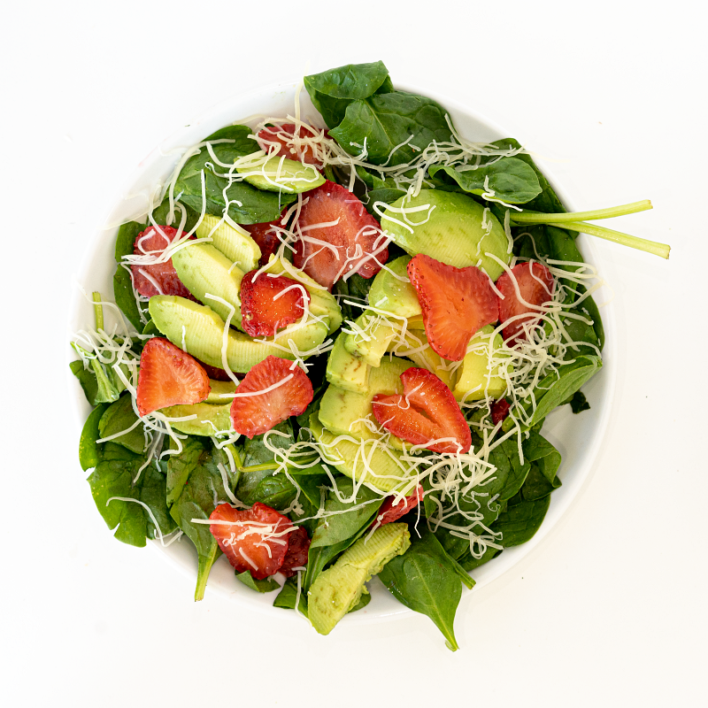 Order Spinach Avocado Salad food online from Bowl Of Greens store, Scottsdale on bringmethat.com