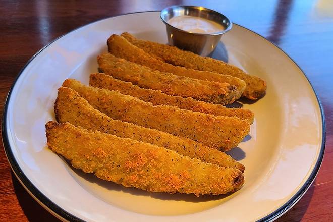 Order FRIED PICKLES food online from 54th Street Grill and Bar store, Kansas City on bringmethat.com