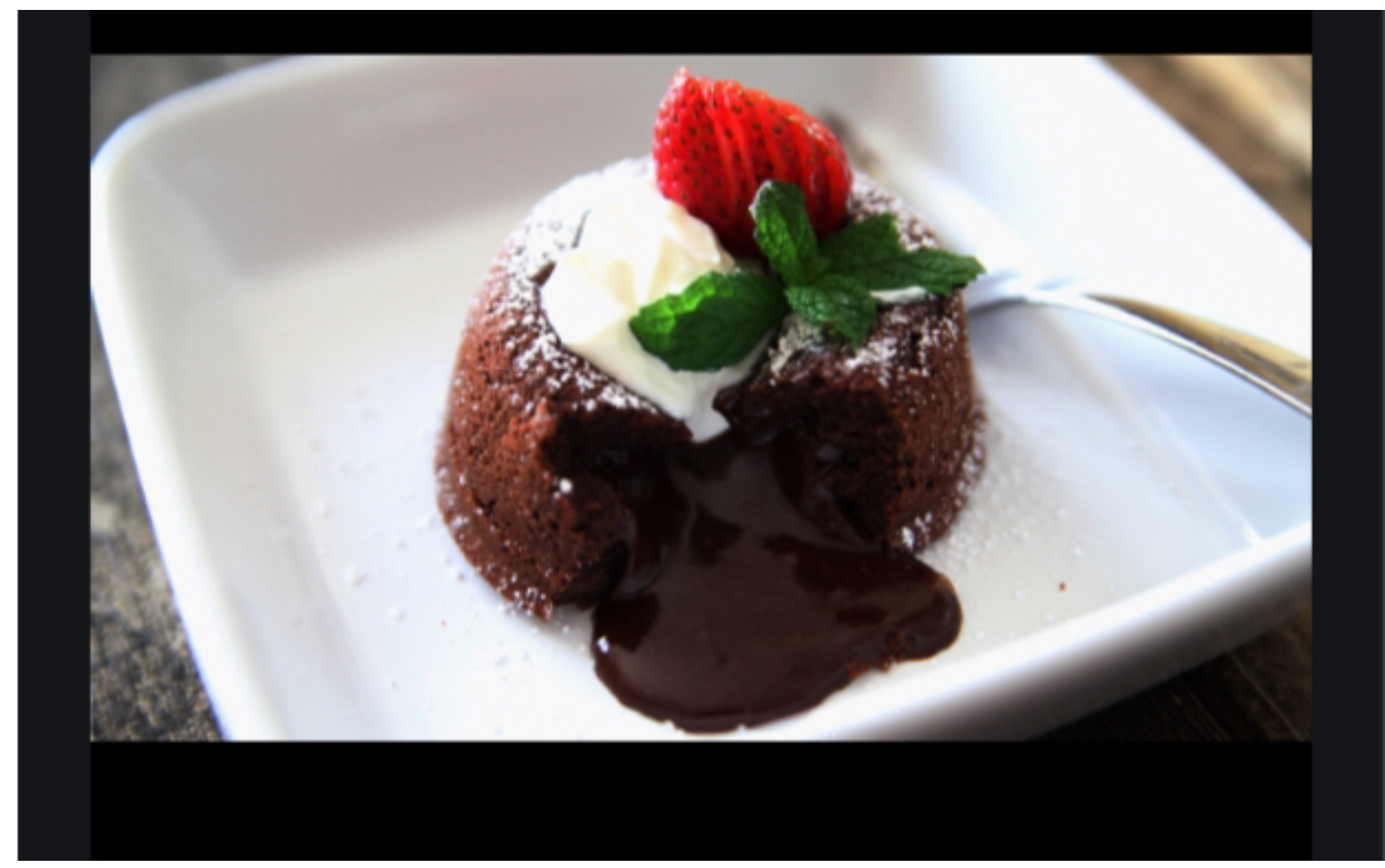 Order Molten Chocalate Lava Cake with ice cream  food online from Izu Sushi Asian fusion store, Lansdale on bringmethat.com