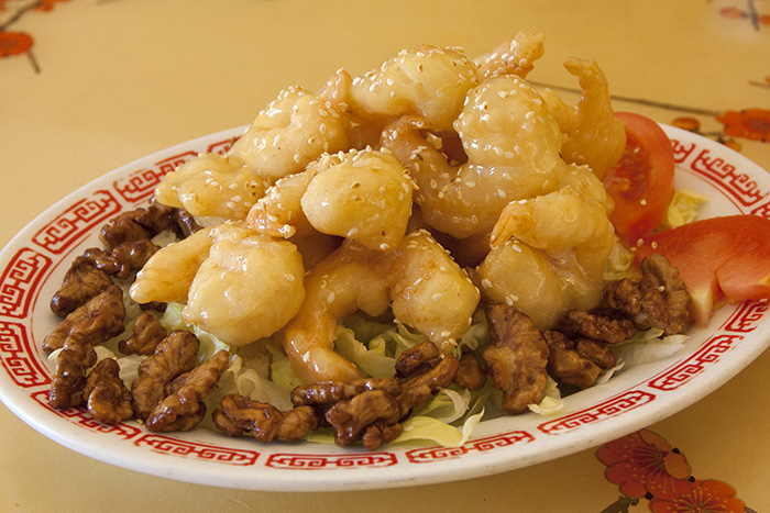 Order S17. Prawns with Walnuts food online from Tsing Tao Restaurant store, Richmond on bringmethat.com