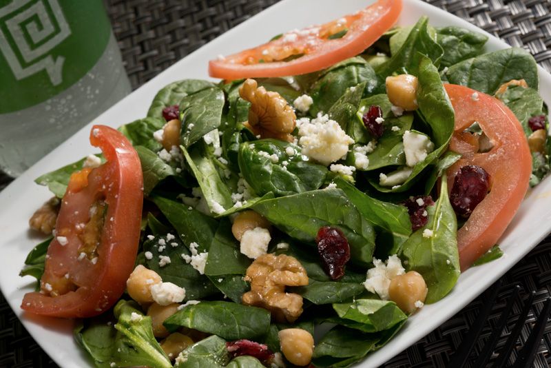 Order Spinach Salad food online from Greek Kitchen store, Chicago on bringmethat.com