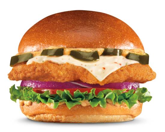 Order Chicken Hut Jalapenos Sandwich food online from Mac Pizza & Wings store, Richmond on bringmethat.com