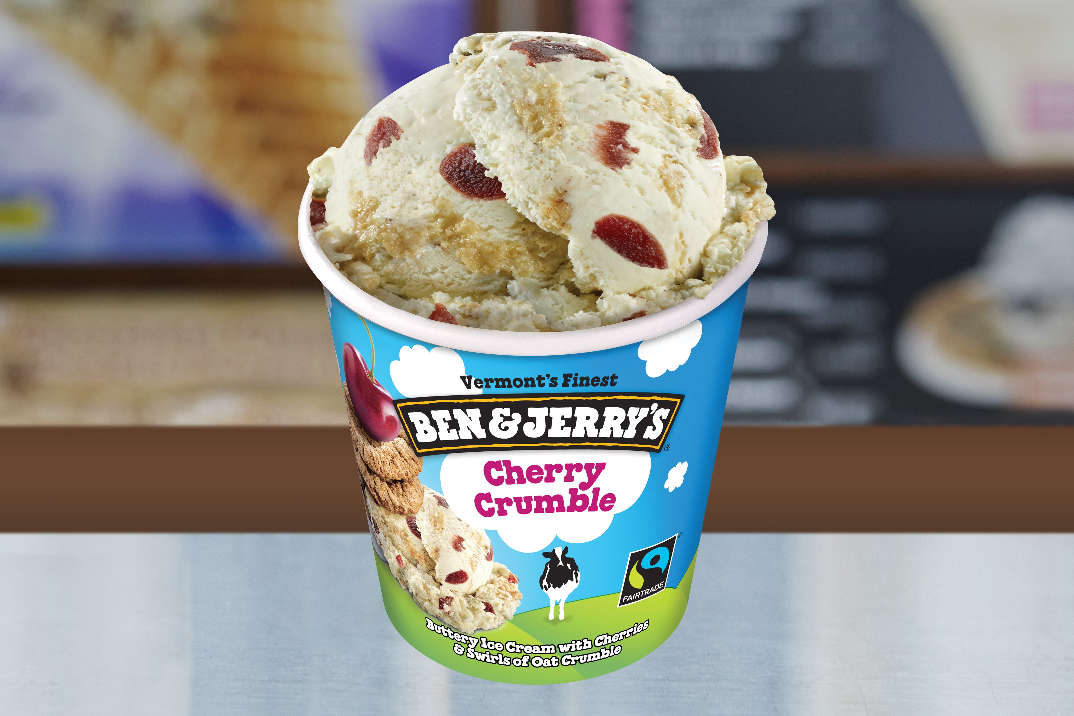 Order Cherry Crumble food online from Ben & Jerry's store, Plano on bringmethat.com