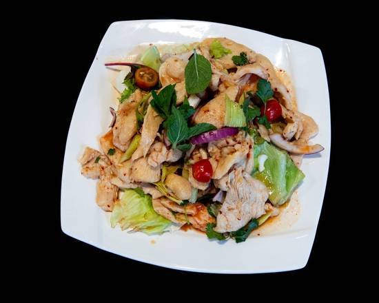 Order 22 - CHICKEN SALAD food online from Thaibodia Bistro store, Milpitas on bringmethat.com