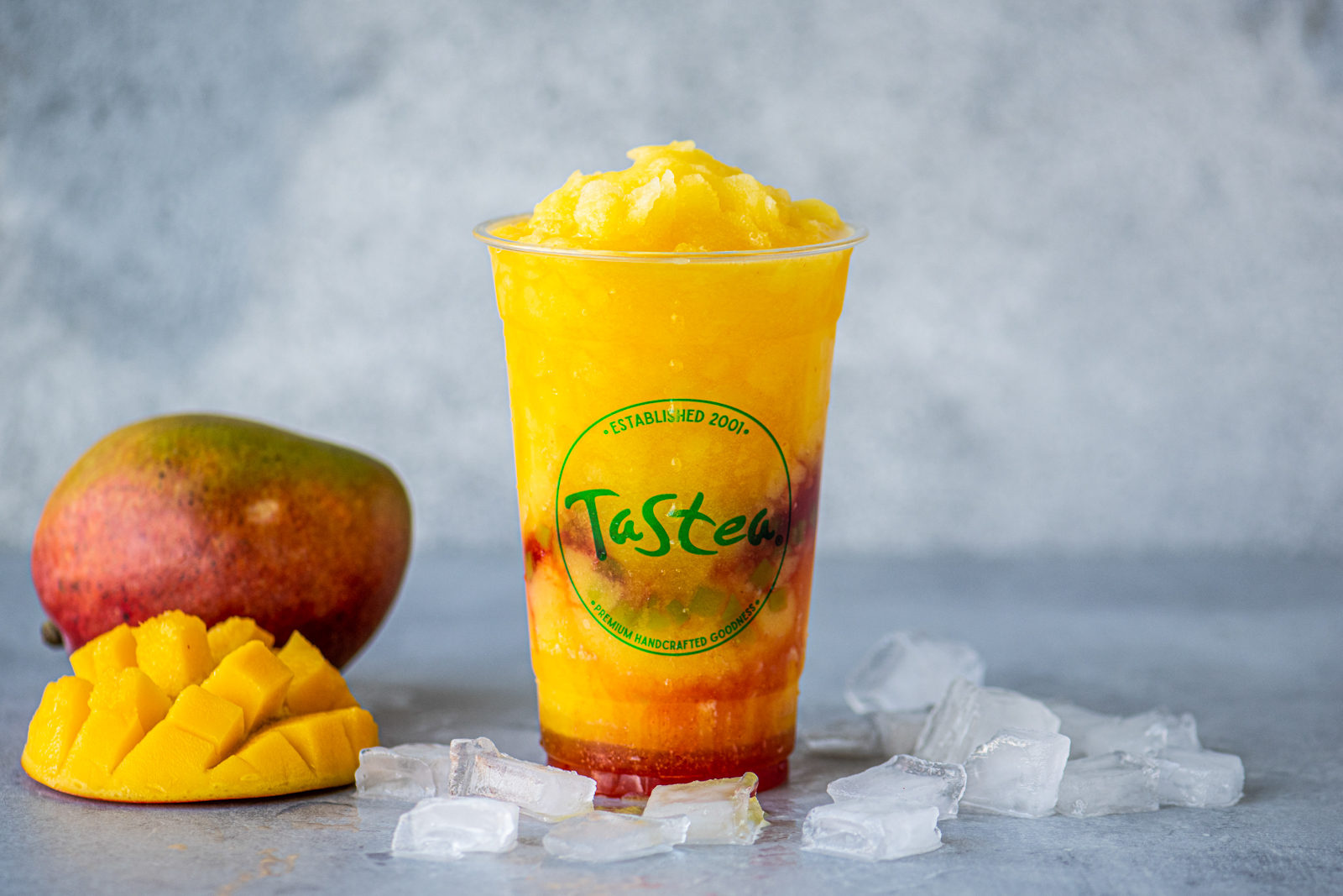 Order Mango All The Way Slushy Freeze food online from Tastea store, Chino Hills on bringmethat.com