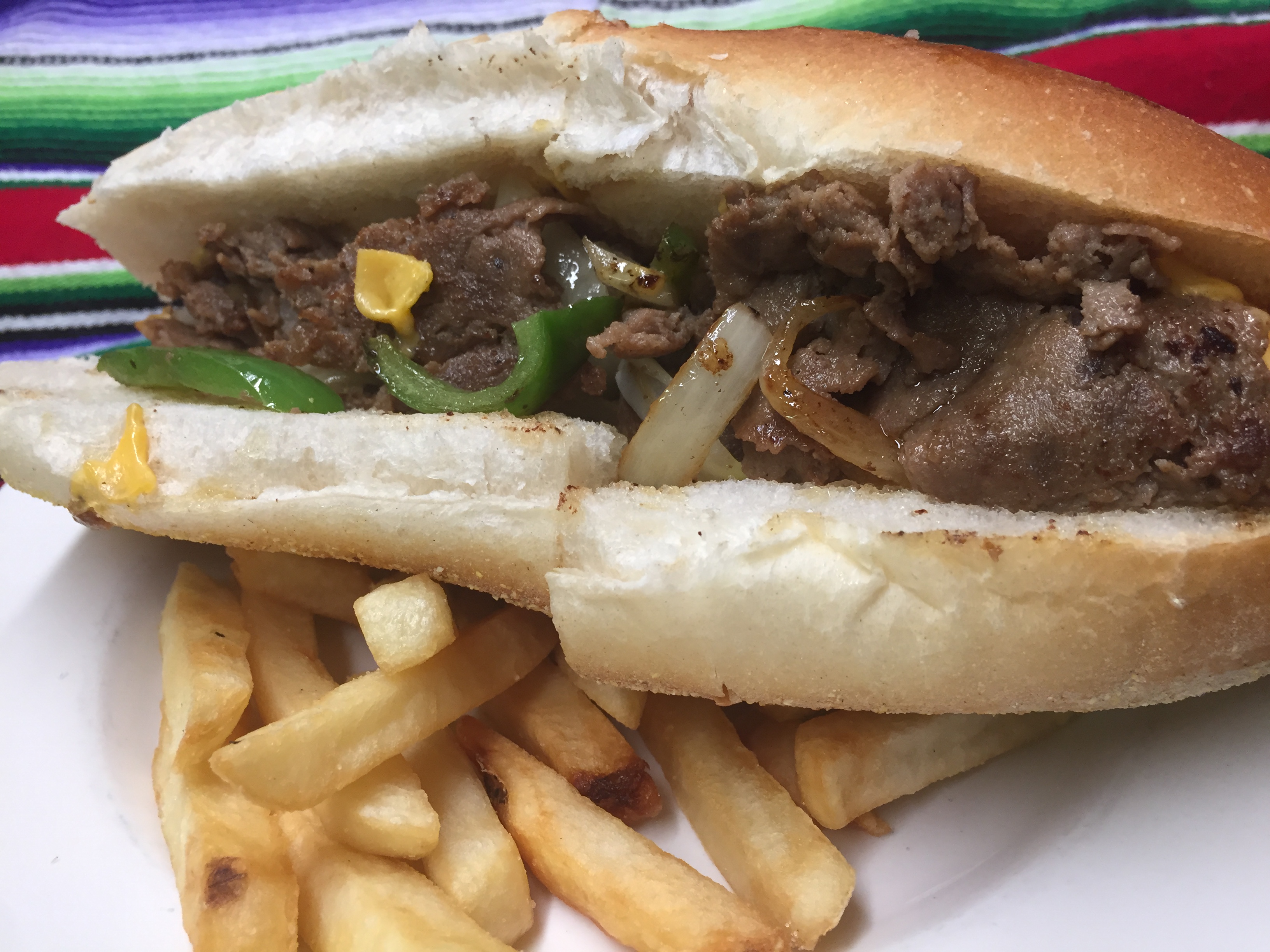 Order MEXICAN CHEESESTEAK food online from Montes Cafe store, Seaside Heights on bringmethat.com