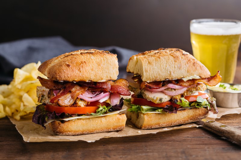 Order Cage Free Chicken Club Sandwich food online from Urban Plates store, Pleasant Hill on bringmethat.com