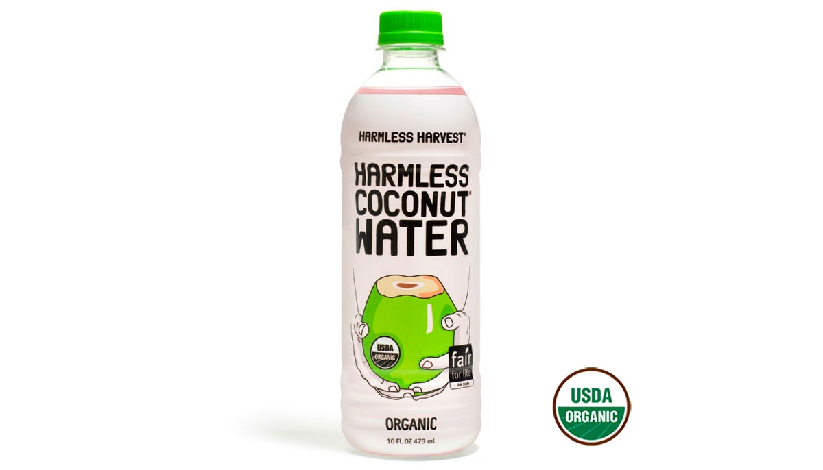 Order Harmless Harvest Raw Coconut Water food online from Scratch Kitchen Food Hall store, Boulder on bringmethat.com