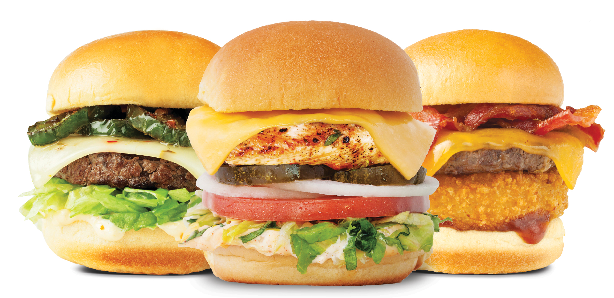 Order Trio Burger food online from Burgerim store, Cleveland on bringmethat.com