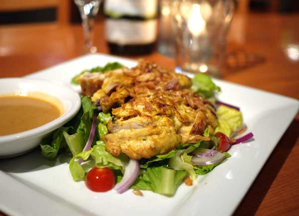 Order Thai Chicken Salad with Peanut dressing food online from Khao Gaeng, Make-Your-Own Thai Bowl store, Syracuse on bringmethat.com