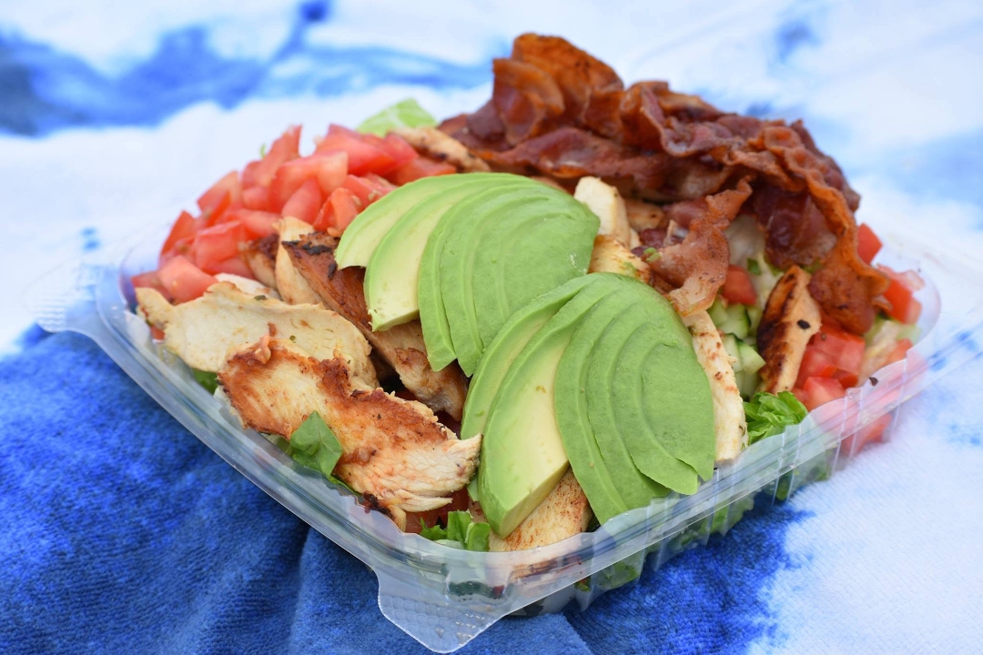 Order Grilled Chicken Avocado & Bacon Salad food online from Mickey Deli store, Hermosa Beach on bringmethat.com