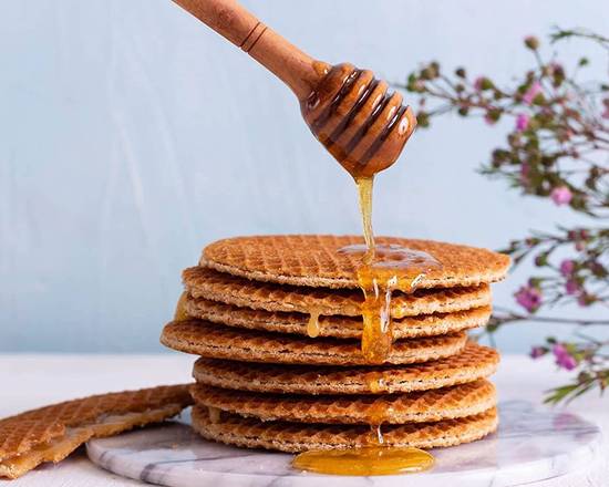 Order Honey & Oats Stroopwaffles - X6 in a Box food online from Lb Cake Stop store, Baldwin Park on bringmethat.com