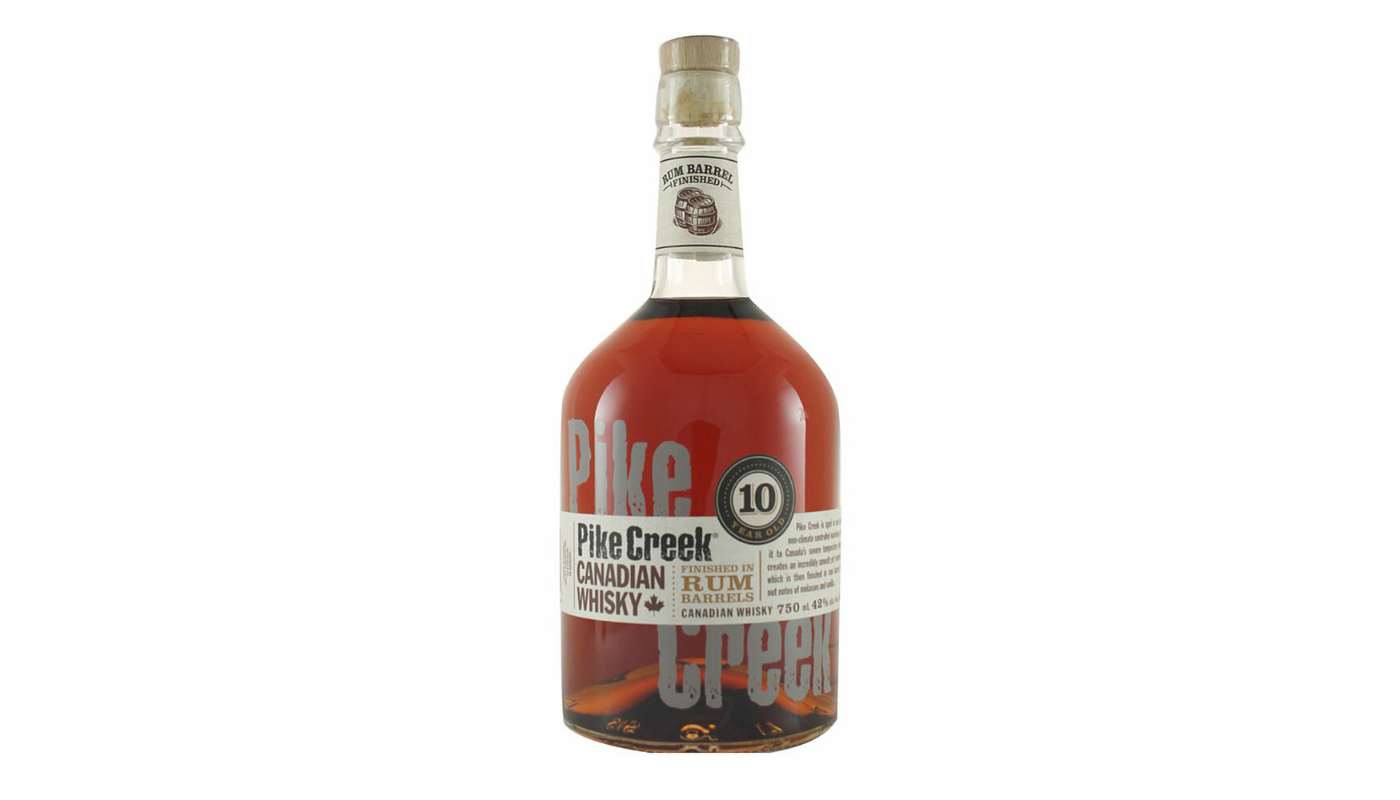 Order Pike Creek 10 Year Canadian Whisky 750mL food online from Reyes Adobe Liquor & Jr Market store, Agoura Hills on bringmethat.com