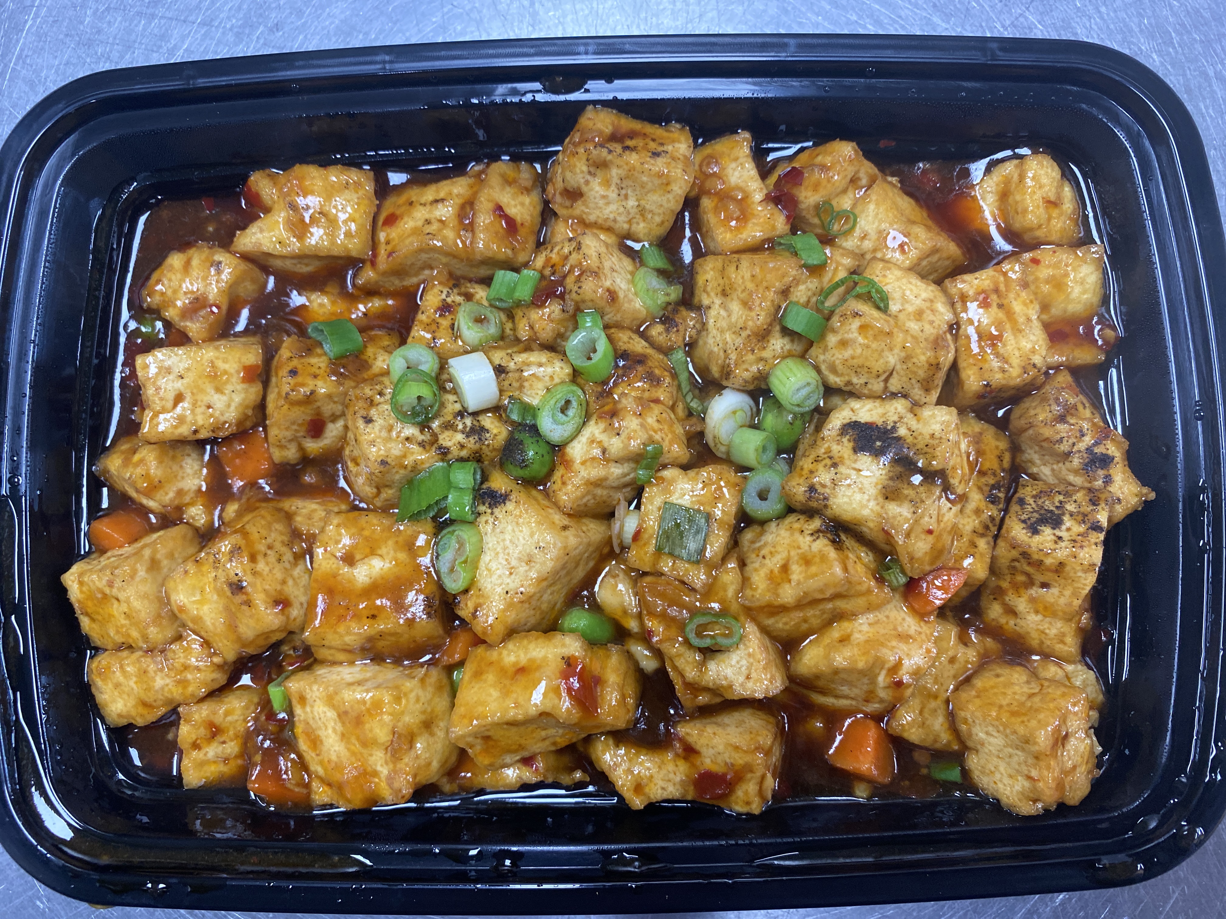 Order R05. Ma Po Tofu (No Meat) food online from Moon Star Restaurant store, Ansonia on bringmethat.com