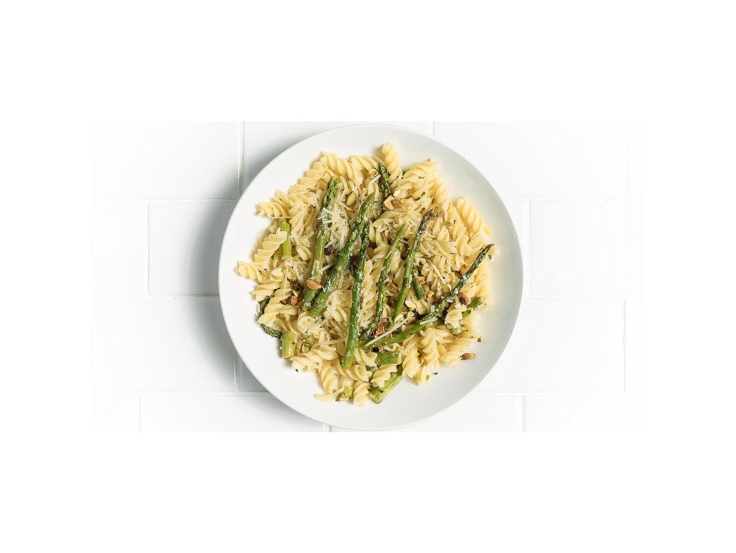 Order Fusilli with Asparagus and Lemon Cream food online from Pastini store, Portland on bringmethat.com