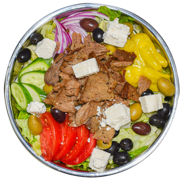 Order Gyro Salad food online from Napoli Pizza store, Las Vegas on bringmethat.com