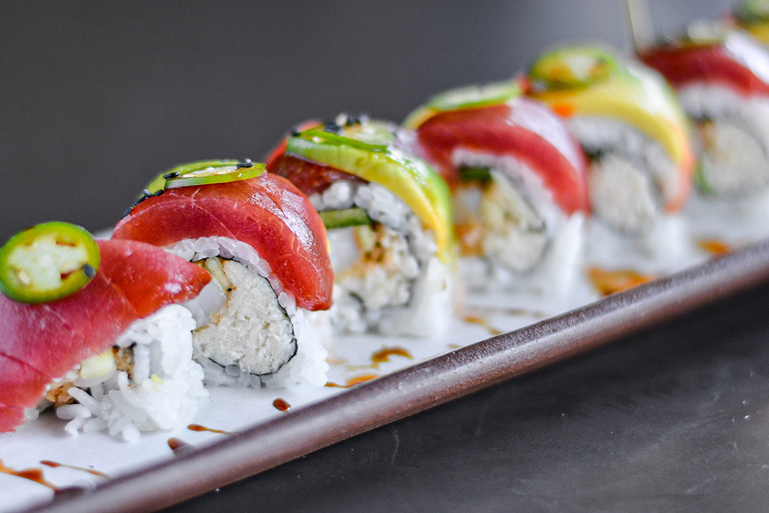 Order Gluten Free The Chuck Norris Roll food online from Sushi Lounge store, Poway on bringmethat.com