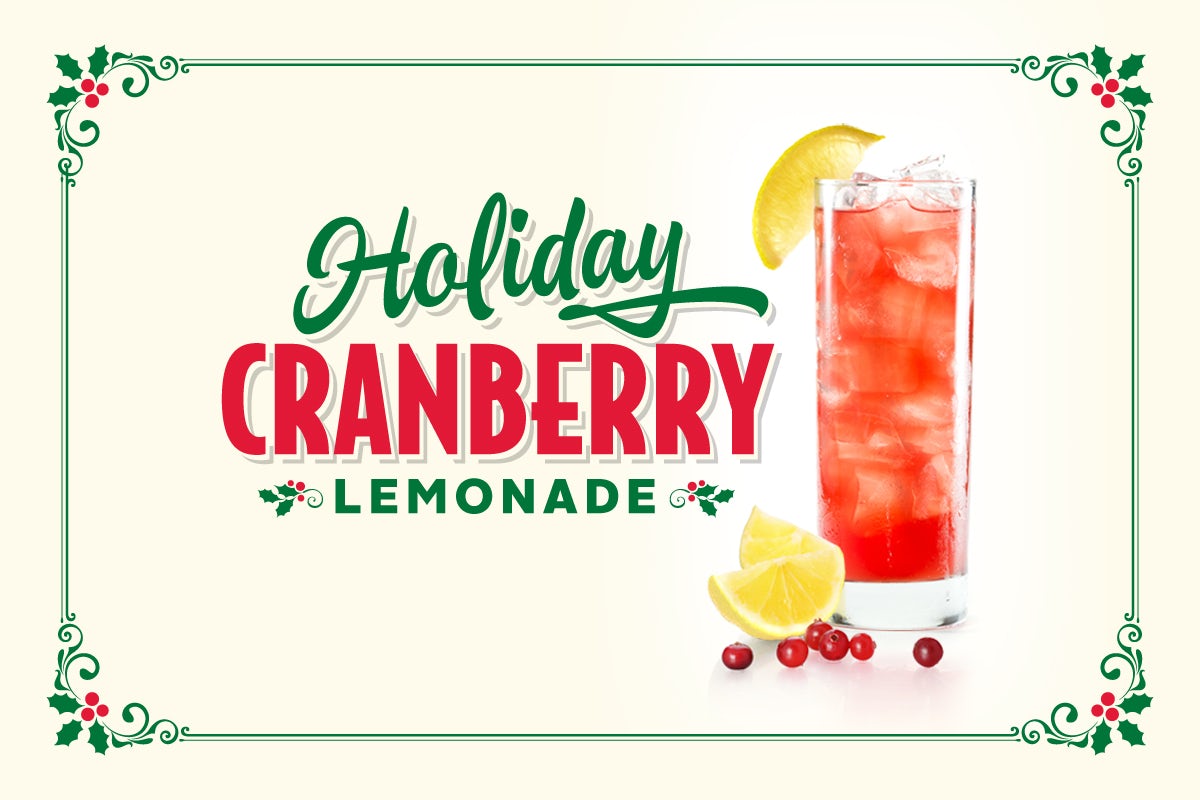 Order 20oz Cranberry Lemonade food online from Slim Chickens store, La Porte on bringmethat.com