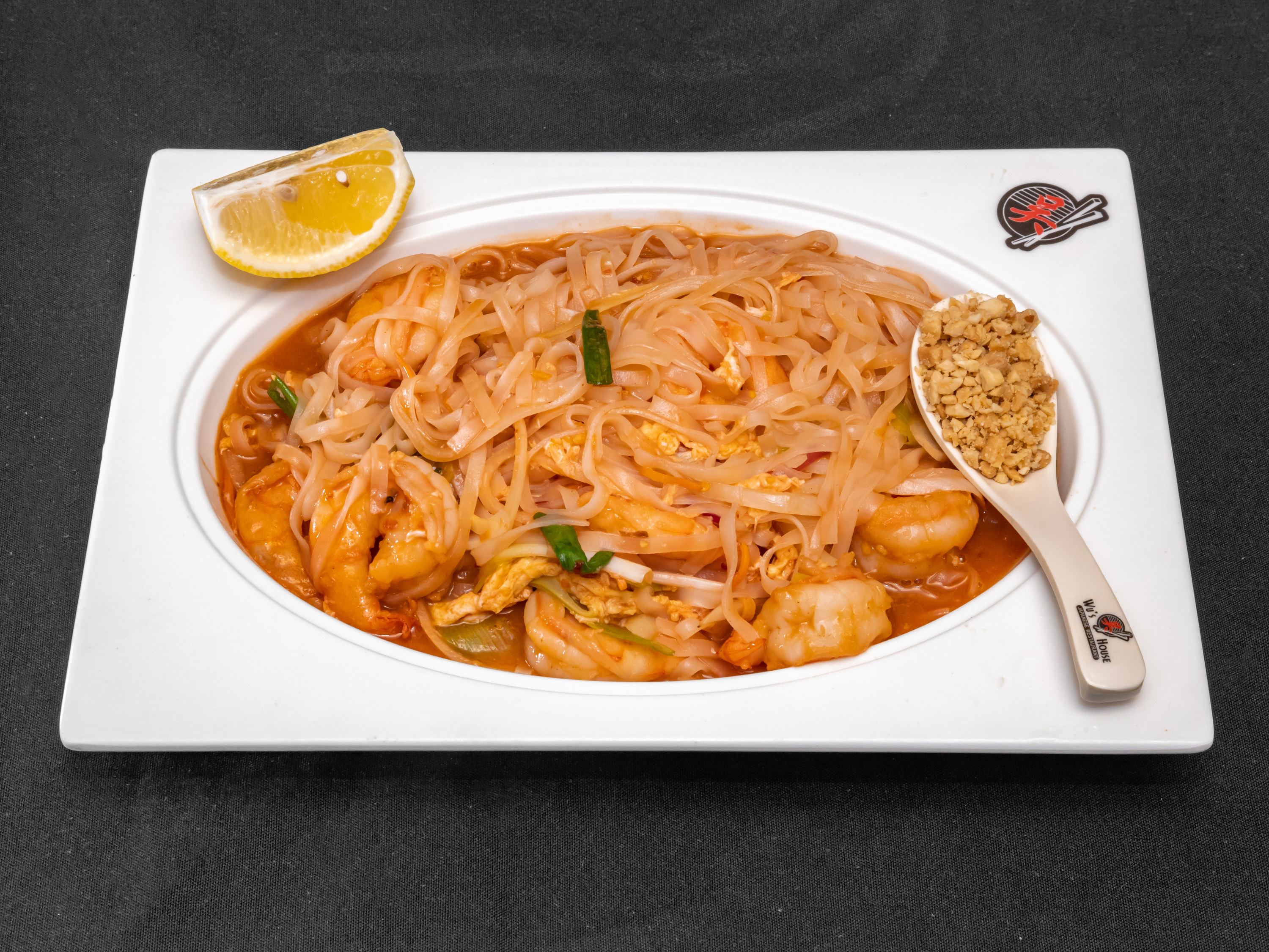 Order Pad Thai Noodle food online from Wu House store, Mokena on bringmethat.com