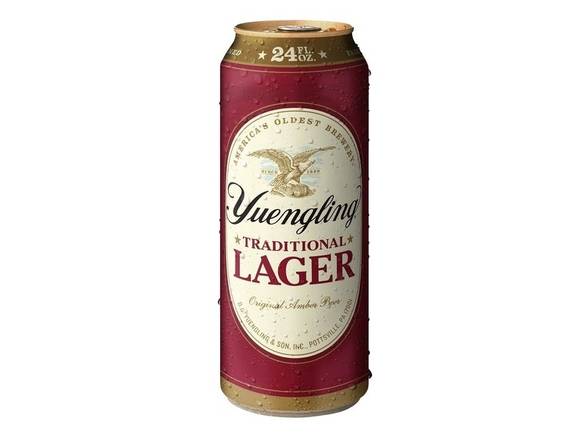 Order Yuengling Traditional Lager - 24oz Can food online from Goody Goody Liquor store, Houston on bringmethat.com