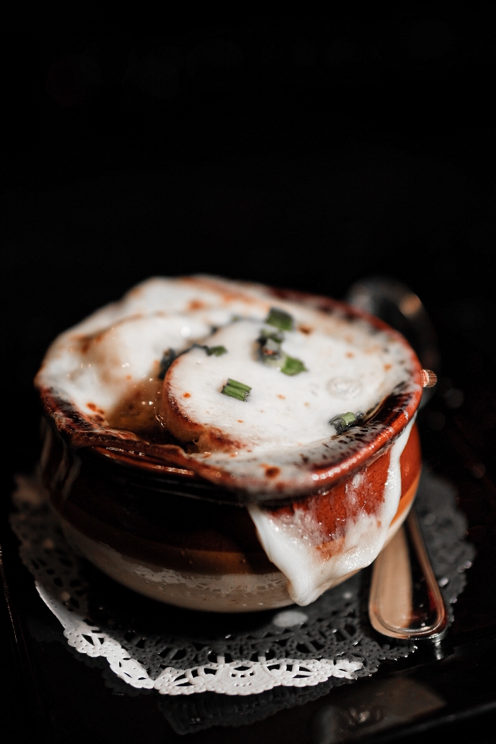 Order French Onion Soup food online from The Downtown Cafe store, Glen Cove on bringmethat.com