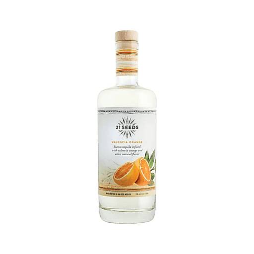 Order 21 Seeds Blanco Tequila Valencia Orange (750 ML) 125727 food online from BevMo! store, Paso Robles on bringmethat.com