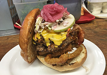 Order The MOAB Burger food online from Jasper Cafe store, Medford on bringmethat.com