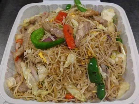Order 101. Fried Vermicelli with Pork food online from Kirin Chinese Restaurant store, Mountain View on bringmethat.com