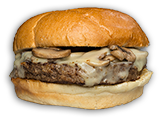 Order Mushroom Swiss Burger food online from Longnecks Sports Grill store, Wilder on bringmethat.com