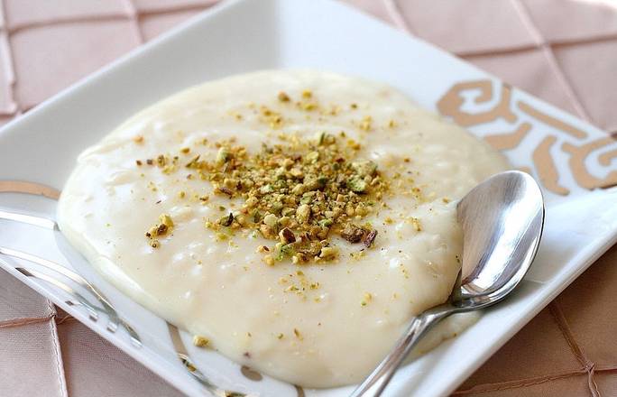 Order Rice Pudding Pistachio food online from Pita Grill &Amp; Creperie store, Summit on bringmethat.com