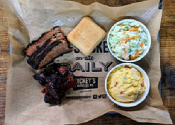 Order Competition Plate food online from Dickey's Barbecue Pit store, Arlington on bringmethat.com