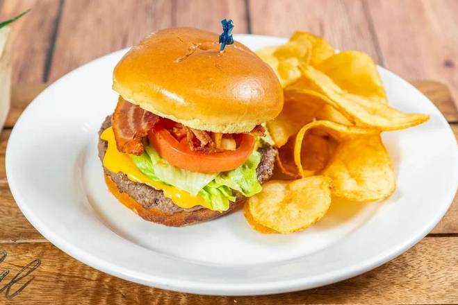 Order Bacon Cheddar Cheese Burger food online from Reisterstown Diner store, Reisterstown on bringmethat.com