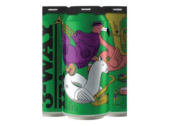Order Fort George 3-Way IPA - 4x 16oz Cans food online from Michaelis Wine & Spirits store, San Francisco on bringmethat.com