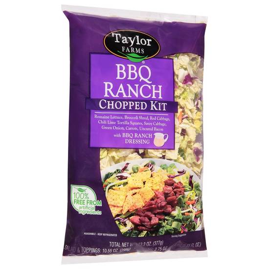 Order Taylor Farms · BBQ Ranch Chopped Kit with Dressing (10.7 oz) food online from Albertsons store, El Cajon on bringmethat.com