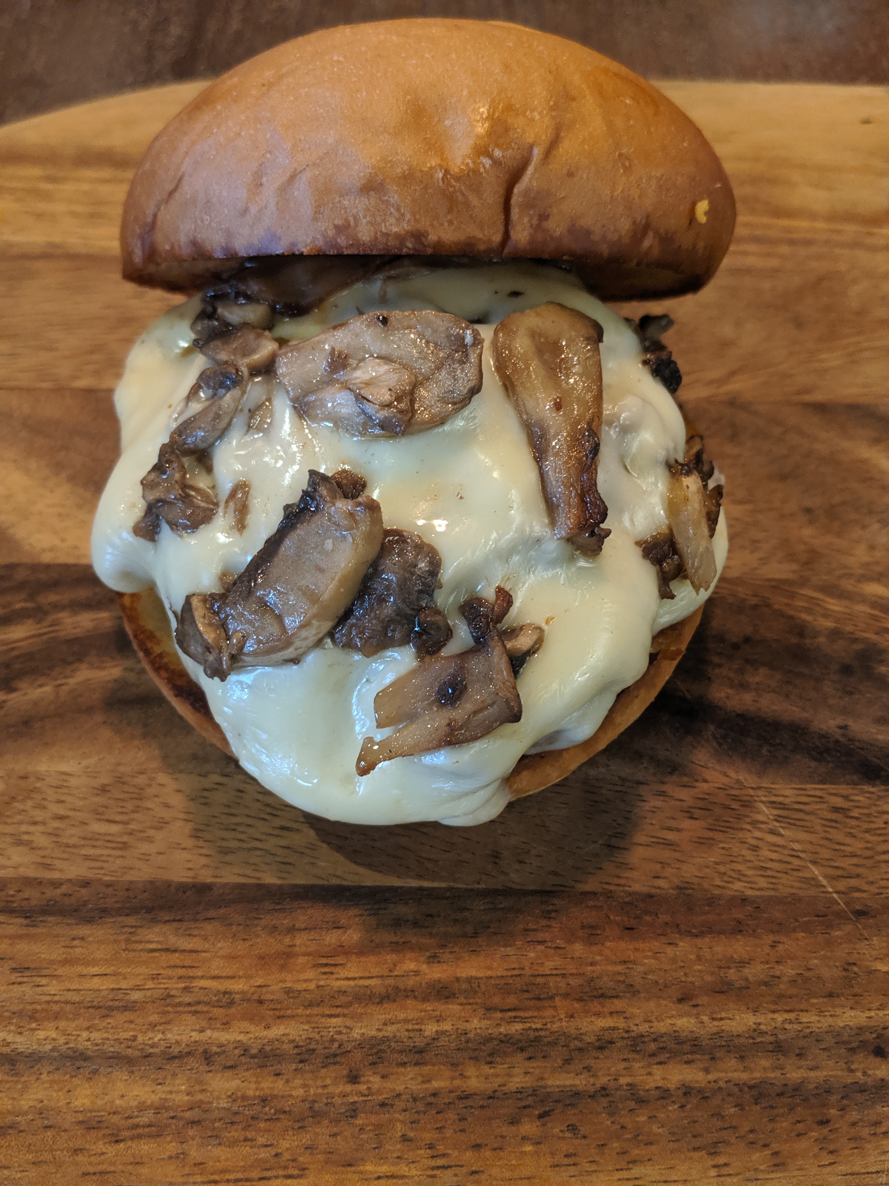 Order Mushroom Swiss Burger food online from Frankie Chicago Style Pizza store, Maple Grove on bringmethat.com