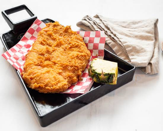 Order C4. Fried Chicken Fillet Combo 炸鸡排套餐 food online from So Tasty store, Bellevue on bringmethat.com
