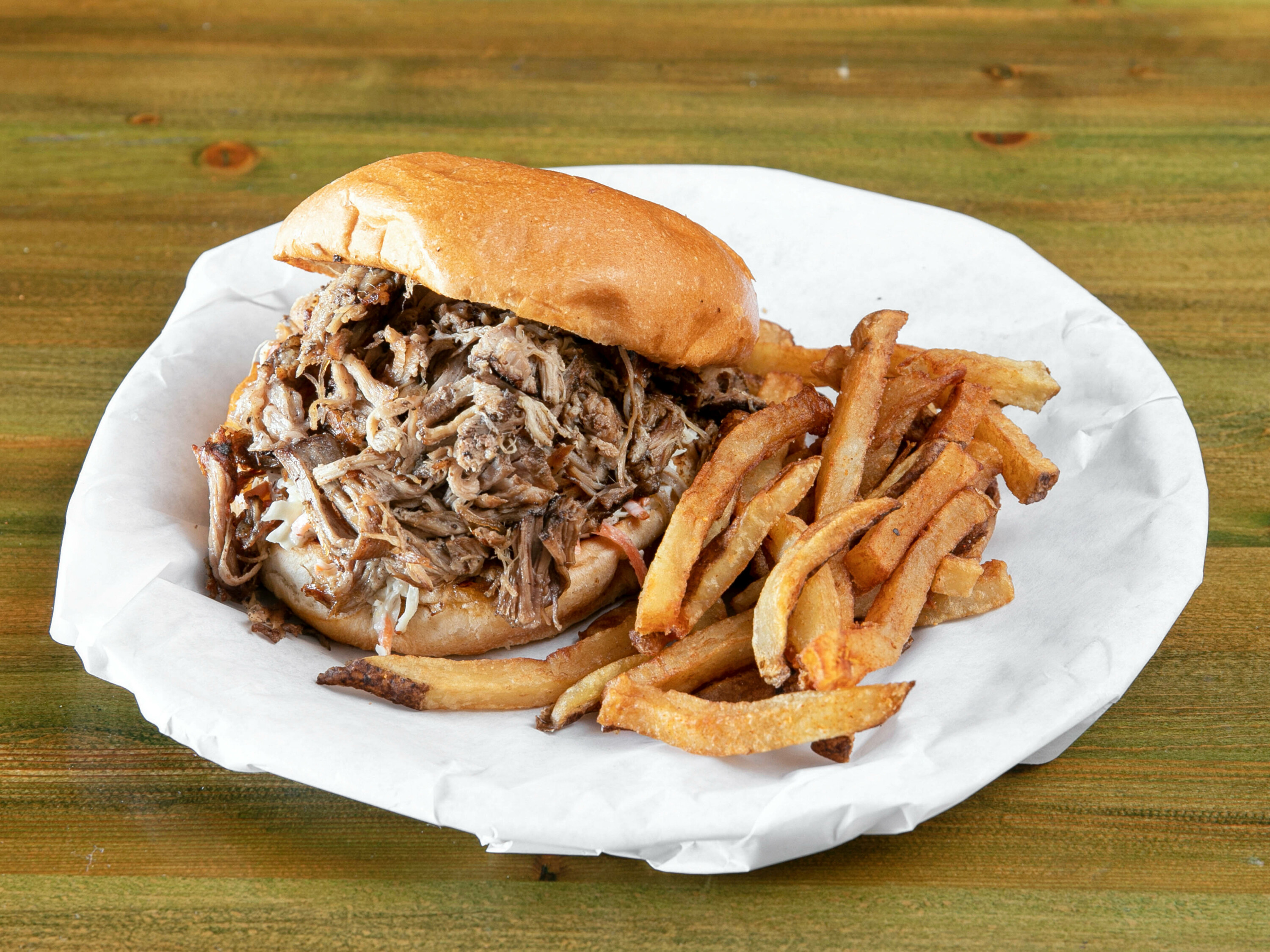 Order Slow Roasted Pork Sandwich food online from Uncle Uber's Sammich Shop store, Dallas on bringmethat.com