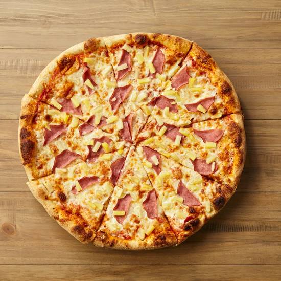 Order Hawaiian Luau Pizza - Med 12" food online from Johnny's New York Style Pizza store, Dallas on bringmethat.com