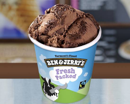 Order Chocolate Fudge Brownie food online from Ben & Jerry's store, Highland Village on bringmethat.com