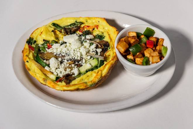 Order Dr Art Mollen's Vegetable Frittata food online from The Hash Kitchen store, Scottsdale on bringmethat.com