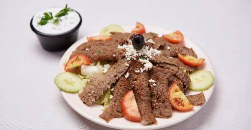 Order Gyro Salad food online from Parthenon Restaurant store, Indianapolis on bringmethat.com