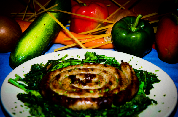 Order Grilled Pinwheel Sausage food online from Prima Pasta & Cafe store, Howard Beach on bringmethat.com