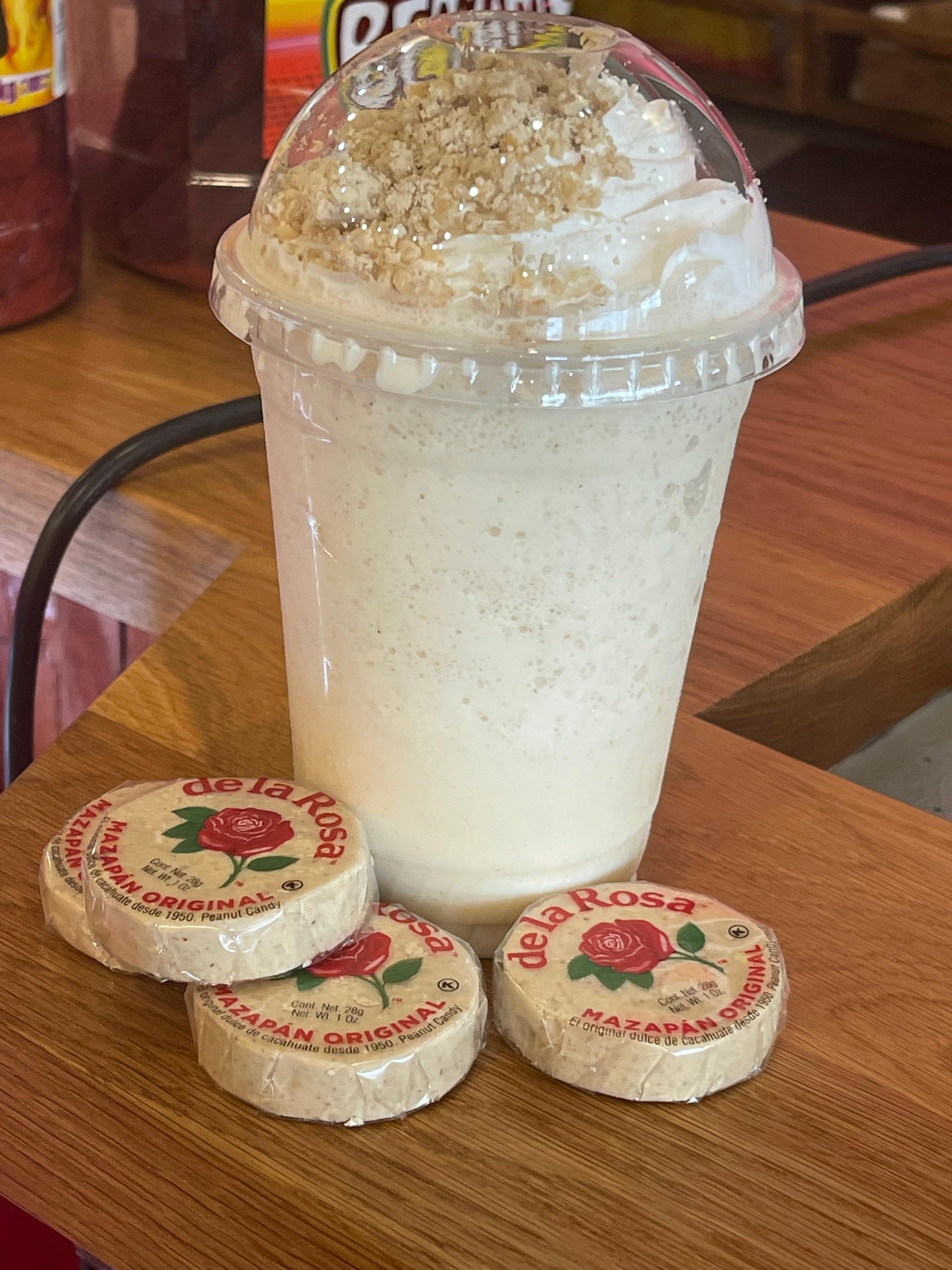 Order Frappe of  dulce de Mazapán food online from Canela store, Cherry Hill on bringmethat.com