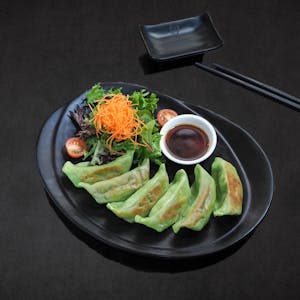 Order Vegetable Gyoza food online from Oyama Sushi & Steakhouse store, Cedar Rapids on bringmethat.com