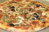 Order Deluxe Specialty Pizza food online from Randy Pizza store, Durham on bringmethat.com