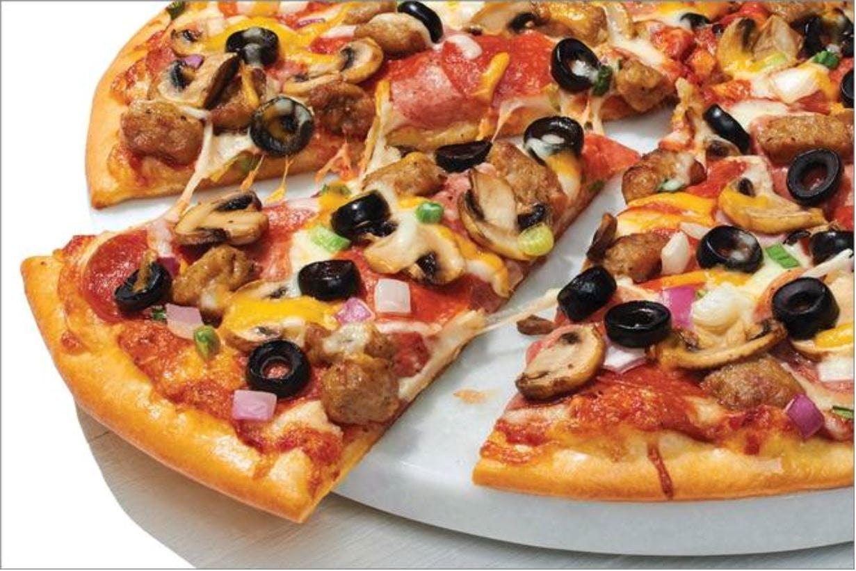 Order Murphy's Combo Pizza - Medium 12" food online from Papa Murphy's store, Fremont on bringmethat.com